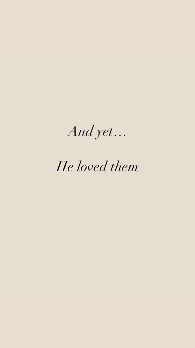 And yet….he loved them 🕊️

#easter #holyweek #jesus #loveoneanother